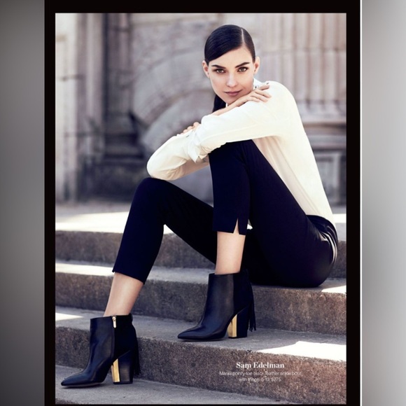 Sam Edelman Mariel Fringe Ankle Boot - Picture 1 of 13